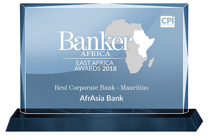 AfrAsia wins the Best Corporate Bank 2018 award for the second year in a row