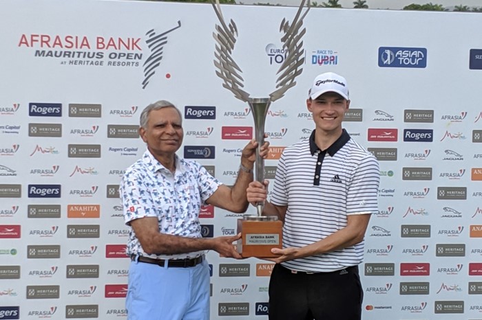 18-year-old claims dream win at AfrAsia Bank Mauritius Open in a playoff