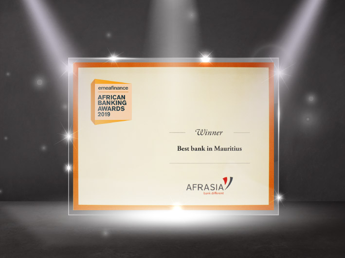 AfrAsia Bank wins for the third year in a row the Best Bank in Mauritius award