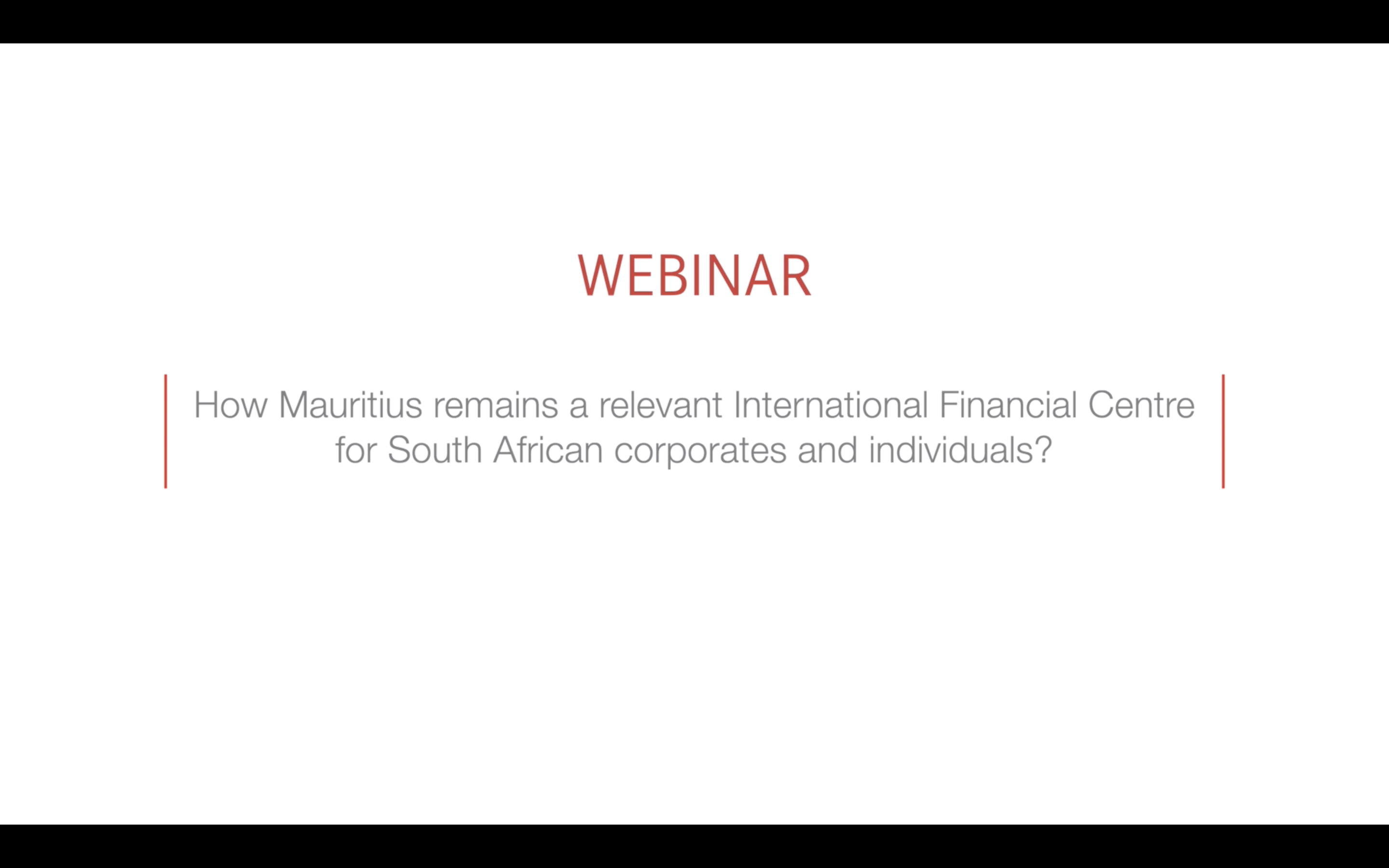 AfrAsia Webinar